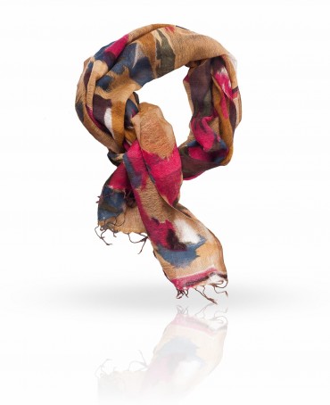 Палантин Женский ZW-BRUSHP/BLUE.RED